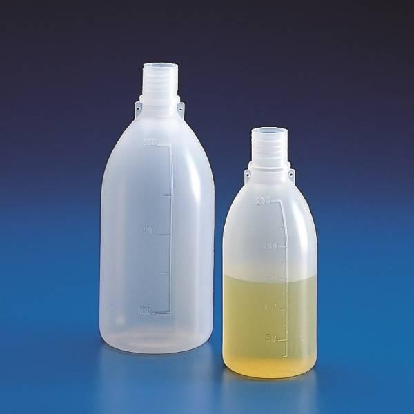 BOTTLES NARROW NECK WITHOUT CAP PE, 100 ml