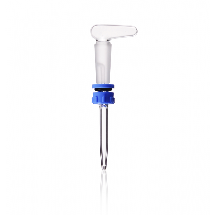 DURAN® Burette stopcock keys, side entry, drilled and ground, with three part r