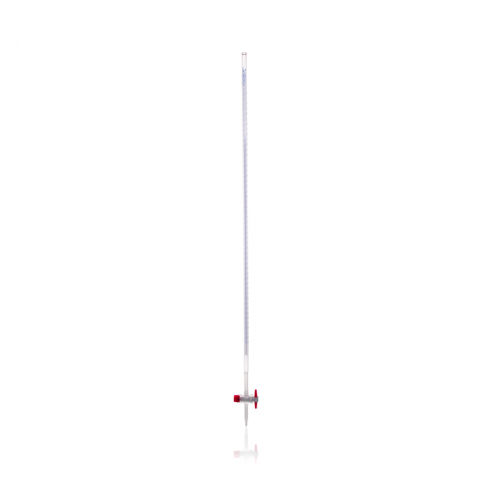 DURAN® burette with straight stopcock, 10 ml, class AS, PTFE key