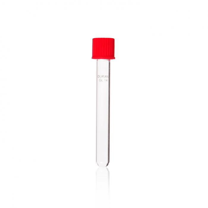 DURAN® culture tube, ISO thread, GL 14, 6 ml with cap