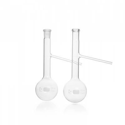 DURAN® Engler Flask with standard ground joint NS 19/26, 125 ml, complies with