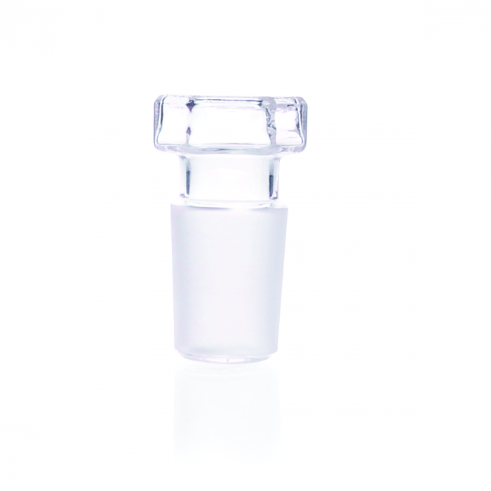 DURAN® Hexagonal stoppers, flat, diamond ground, NS 24/29