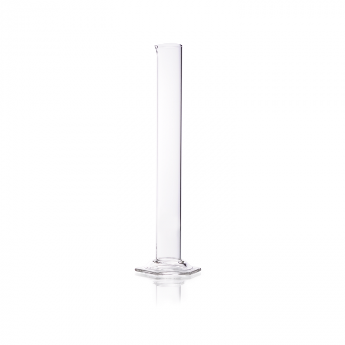 DURAN® Measuring cylinders, hexagonal base, without graduation, 100 ml, without