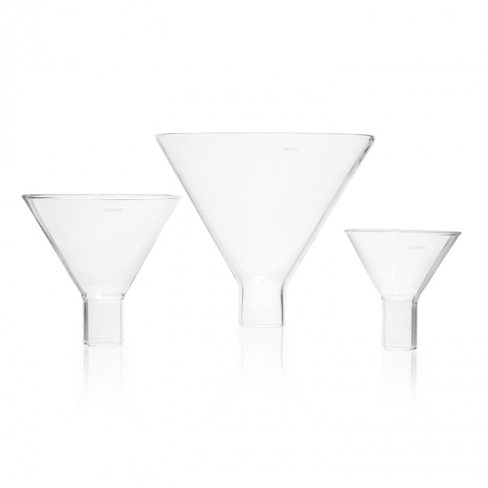 DURAN® Powder funnel, short wide stem, d = 70 mm