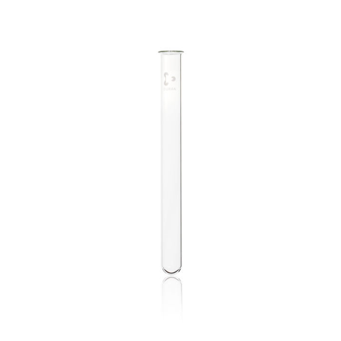 DURAN® test tube with beaded rim, 16 x 160 mm, 21 ml