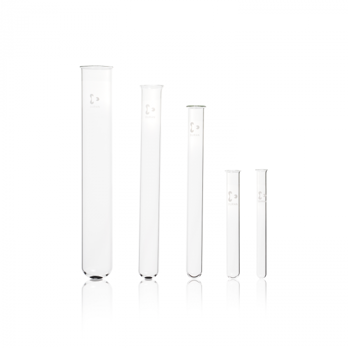 DURAN® test tube with beaded rim, 25 x 200 mm, 70 ml