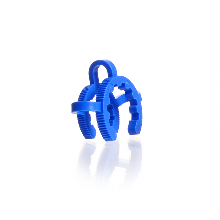 KECK-Clips for conical joints, POM, KC, NS 18.8, blue, KECK-ART.-No. 01-19