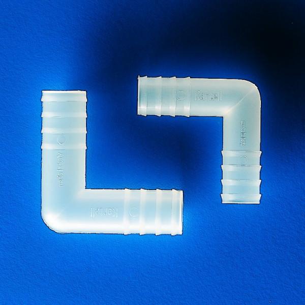 L CONNECTORS PP, O 10 mm (Nominal) - (10 pcs)