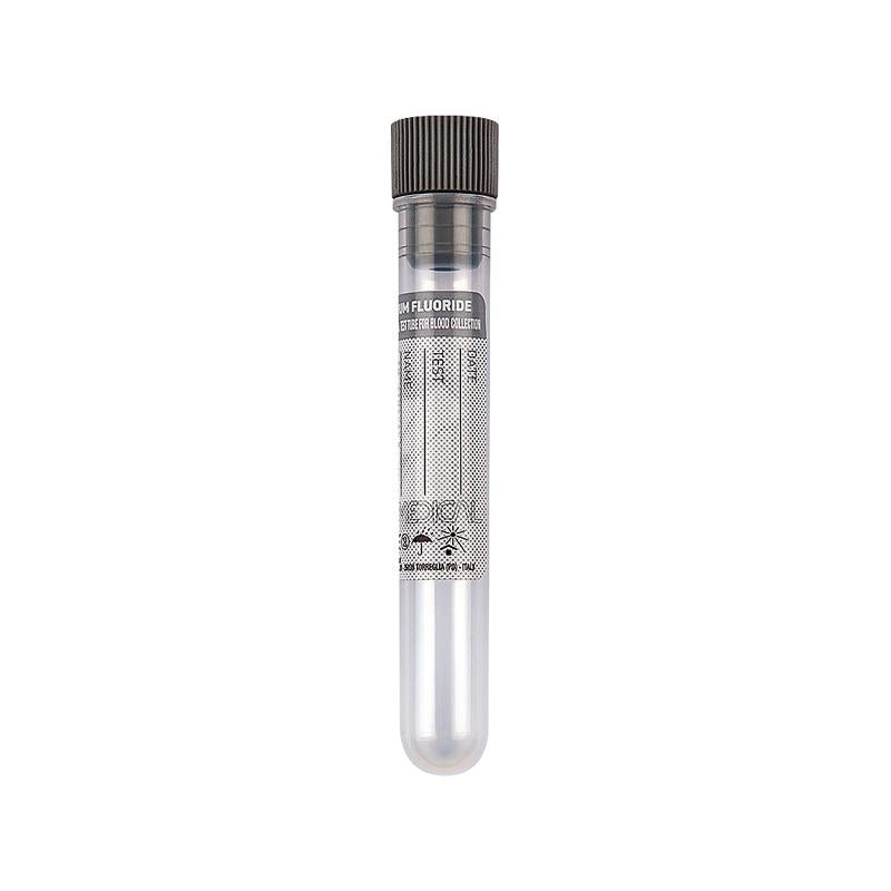 Promed ® test tube 12x56 mm with Potassium Fluoride x 2,5 ml of blood grey cap