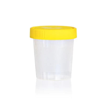 Universal container, PP, screw cap
grad. to 100 ml, y-sterile, yellow cap
SAL