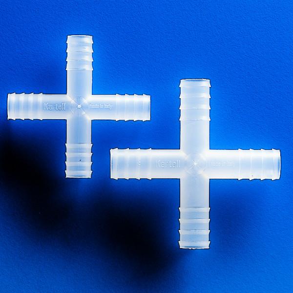 4 WAY CONNECTORS PP, O 10 mm (Nominal) - (10 pcs)