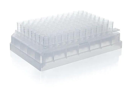 96 Tube rack, PP, with lid
0,65 ml filled with coded tubes 10x5 pcs