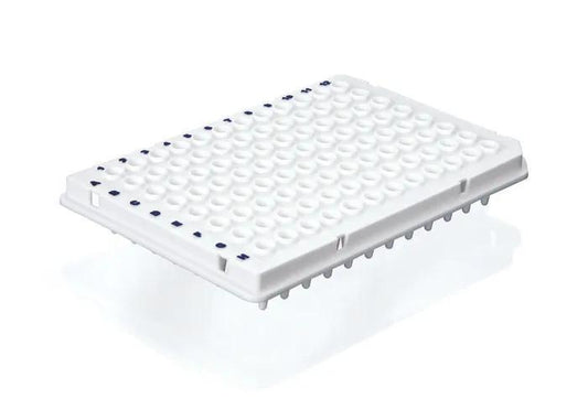96-well PCR plate, white, for qPCR
non-skirted, elev.wells, 50 pcs.
PP, BIO-CE