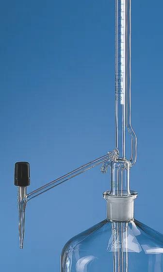 Auto.burette Pellet BLAUBRAND® cl.AS DE-M
50 ml:0.1 ml Boro 3.3 clear, lateral