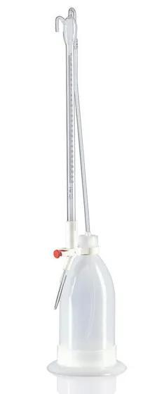 Auto.burette Schilling SILBERBRAND
50 ml:0,1 ml, Boro 3.3 clear, grad. black
w