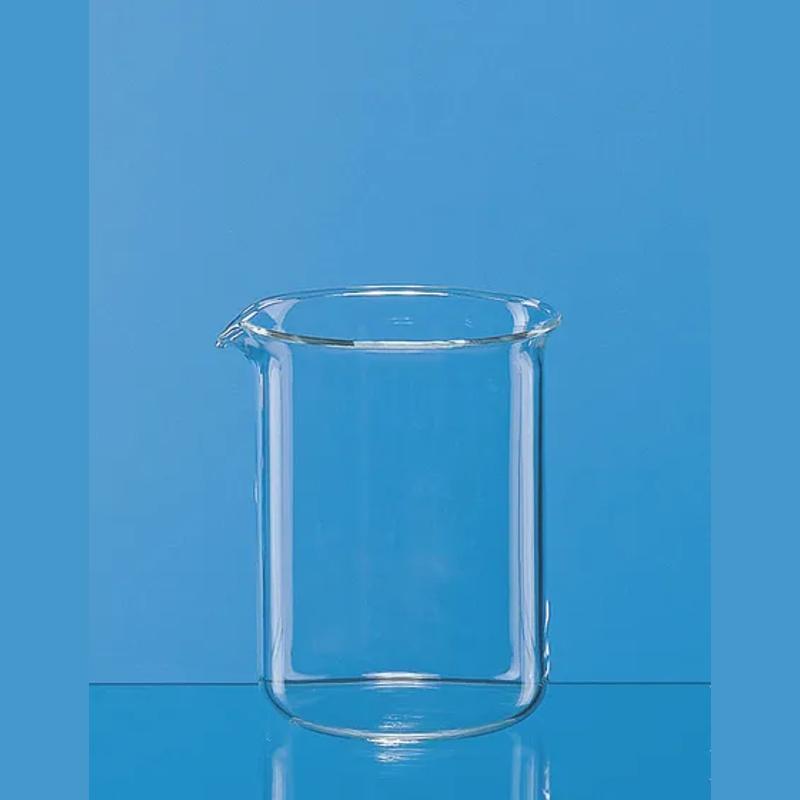 Beaker, low form, Boro 3.3
   5 ml, without graduation, with spout
dia.  22 mm