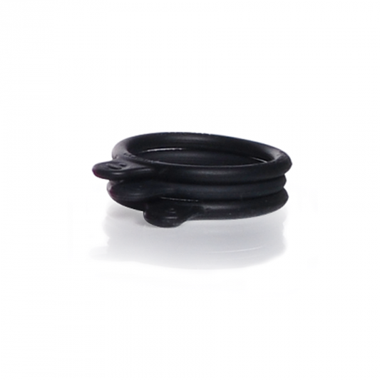Bottle Tag, for GL 45 DURAN® media Glass Bottles Bottle Tag, Black Silicone