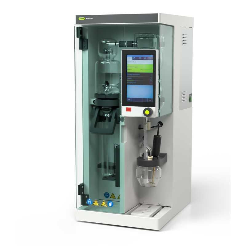 Buchi K-365 MultiKjel and Metrohm Eco Titrator