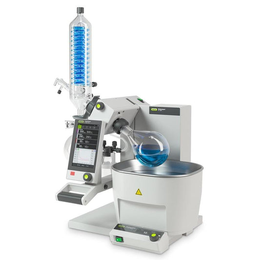 Buchi Rotorary Evaporator R-300 Hand Lift Including Chiller and Vacuum Pump