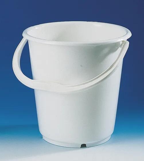 Bucket, PE-HD, without lid and spout
 5 l h. 240 mm w. graduation and handle
