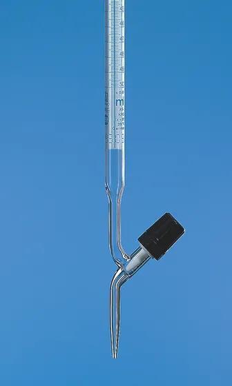 Burette BLAUBRAND®, cl.AS, DE-M
25 ml:0,05 ml Boro 3.3 clear, straight
valve s