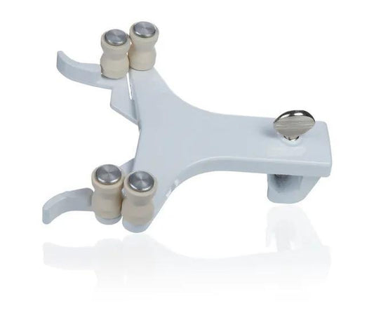 Burette clamp, aluminum die casting
for 1 burette, with roll mounting