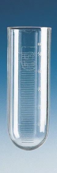 Centrifuge tube, PC, round
 50 ml dia.35 mm h. 99 mm grad.subd.1 ml
rimless, g