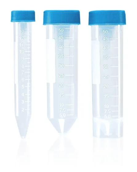 Centrifuge tube PP grad. screw cap
15 ml(grad.to 13) without base
RCF max. 300