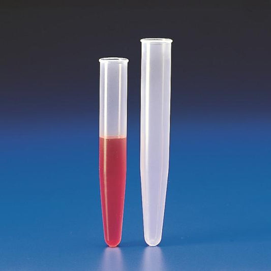 CONICAL TEST TUBES PP, 120x18 mm