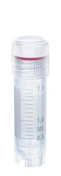 Cryogen. tube PP y-ster. screw cap PP
2   ml ext. thread 12,5x49 mm selfstand.