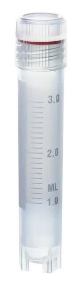 Cryogen.tube PP y-ster. screw cap PP
3   ml ext. thread 12,5x70 mm selfstand.