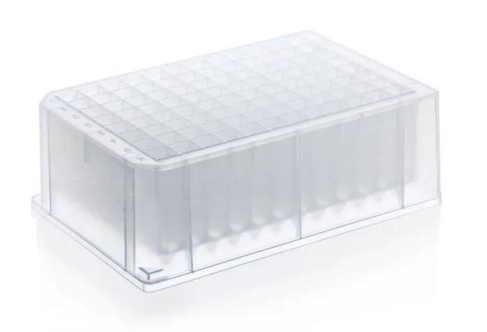 Deep well plate, 96-well, stackable
2,2 ml PP V-bottom, 30 pcs.
CERTIFIED LIFE