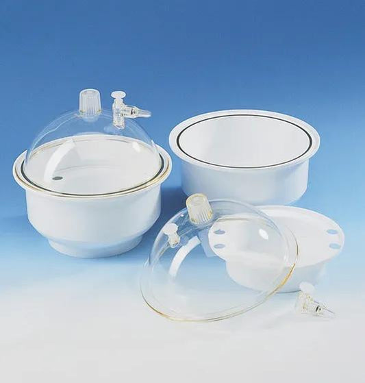 Desicc./lid PC, base/desiccant tray PP
nom. size 150 mm, with venting stopper