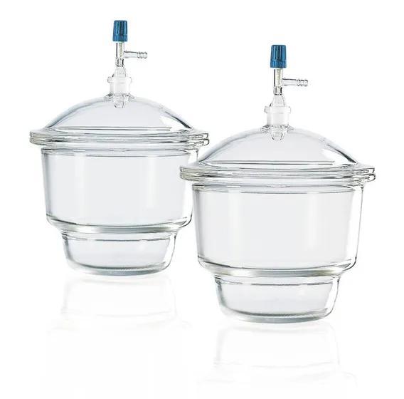 Desiccator, lid with socket NS 24/29
nom.size 200 mm, 270x368 mm, w.stopcock
B