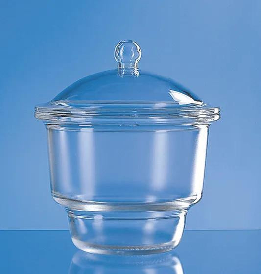Desiccator, with knob lid
nom. size 200 mm, dia. 270 mm, h. 309 mm
Boro 3.3 gl