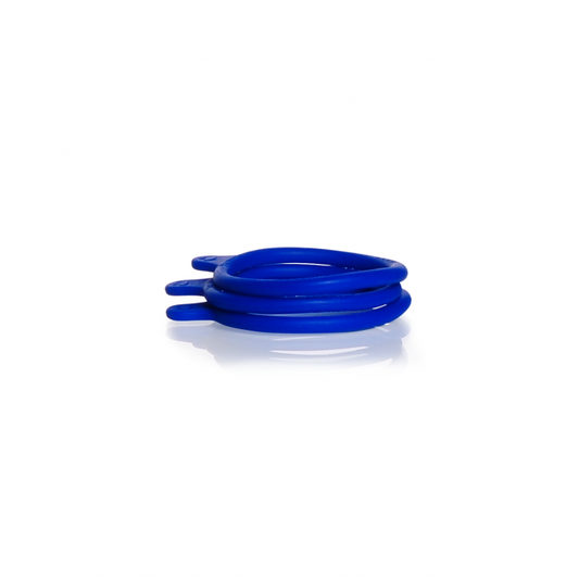 DURAN GL 56 Bottle Tag, Blue Silicone