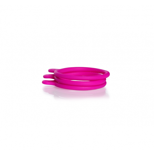 DURAN GL 56 Bottle Tag, Purple Silicone