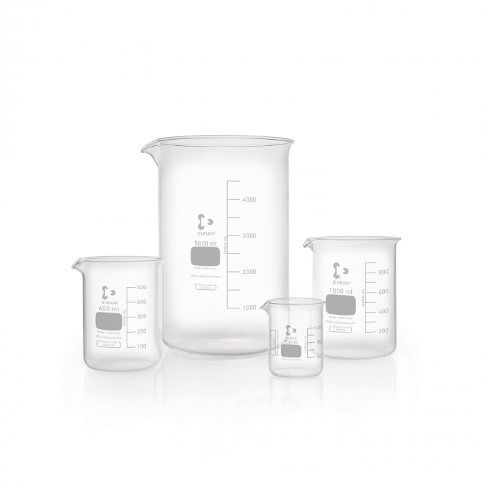 DURAN® Beaker, low form with spout, without graduation, 5 ml