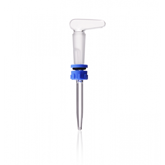 DURAN® Burette stopcock keys, side entry, drilled and ground, with three part r