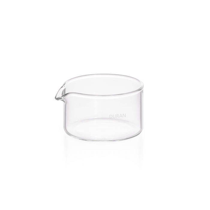 DURAN® Crystallizing dish, with spout, with print, 40 ml