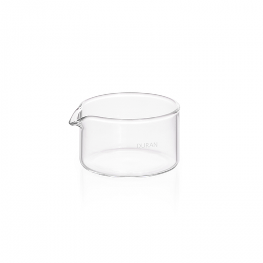 DURAN® Crystallizing dish, with spout, with print, 40 ml