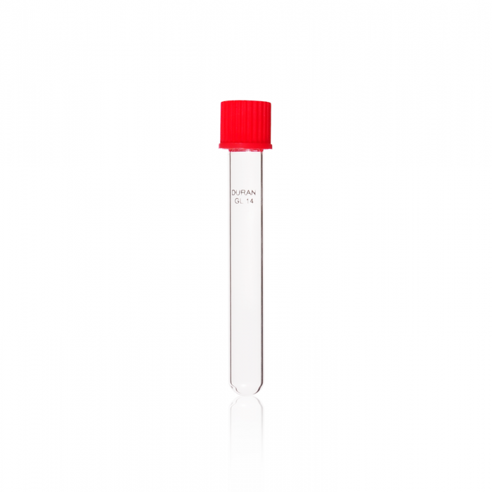 DURAN® culture tube, ISO thread, GL 14, 9 ml with cap