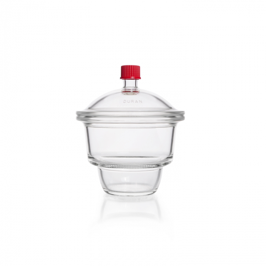 DURAN® Desiccator with ""MOBILEX"" lid, with screw thread and screw-closure cap