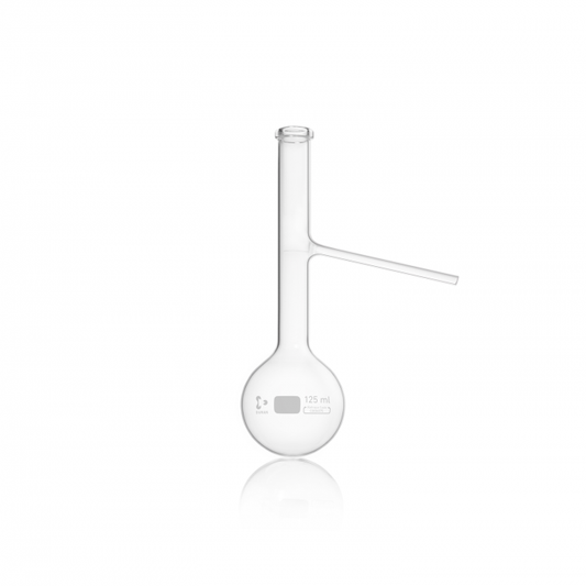 DURAN® Engler Flask with formed flanged rim, 125 ml, complies with  ASTM D86 an