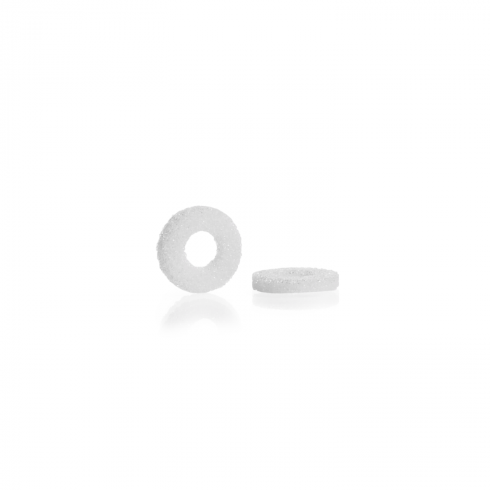 DURAN® Filter disc with hole, d = 30 mm, hole d = 11 mm, porosity 1
