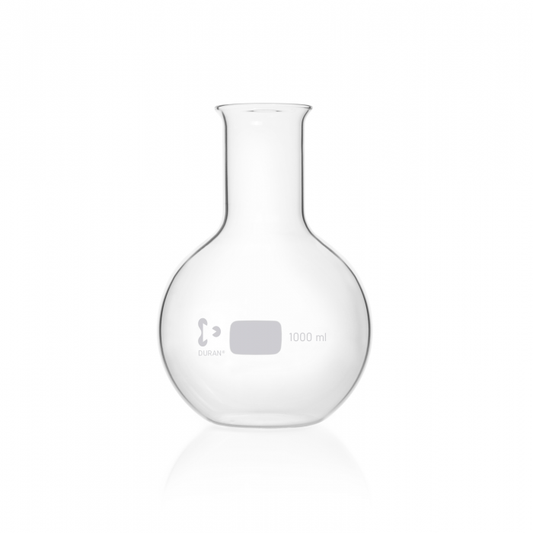 DURAN® Flat bottom flask, wide neck, with beaded rim, 1000 ml