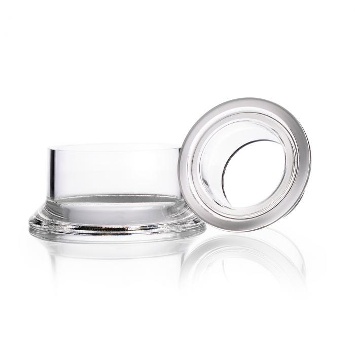 DURAN® Flat flanges, ground, with groove, DN 100