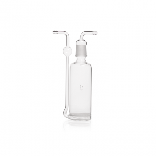 DURAN® Gas washing bottle, head with fritted disc with standard ground joint, 3