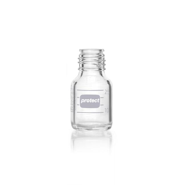 DURAN® GL 25 Laboratory glass bottle, protect, plastic coated (PU), without scr