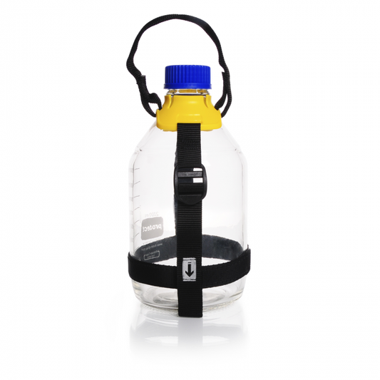 DURAN® GL 45 Bottle Carrying System Small PP Yellow Complete